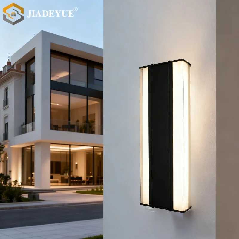 Outdoor waterproof LED long wall lamp villa courtyard balcony entrance door outdoor aluminum lighting fixture IP65M251127