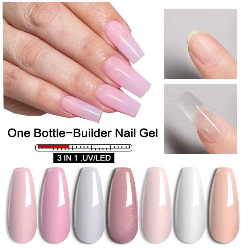 KODIES GEL 3 IN 1 Builder Nail Gel Polish No Pain Nude Self Leveling Thick Construction Hard Gel for Extension Manicure Nail ArtT251127