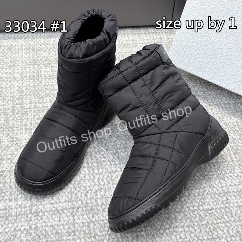 2025 New Snow Boots Winter Fashion Designer Warm Boots Size EU35-41