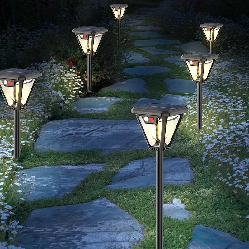 1PC Floor Lamp/Wall Lamp Dual Purpose Lamp Outdoor Solar Led Outdoor Waterproof Light Outdoor Garden Street Wall Light SupplyM251127