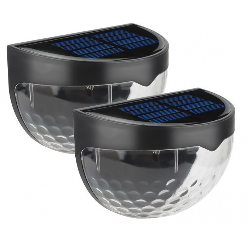 Outdoor Wall Light Waterproof LED Built-in Battery Solar Powered Sunlight Charging Road Street Passage Sensor Wall Mount Lamp