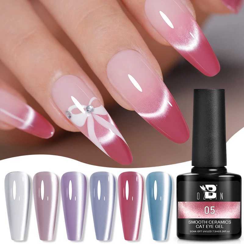 75ML Pink Blue Nail Gel Cat eye Semi Permanent Nail Art Soaking UV LED Nail Salon DIY Nail Salon Gel For Autumn And WinterT251127