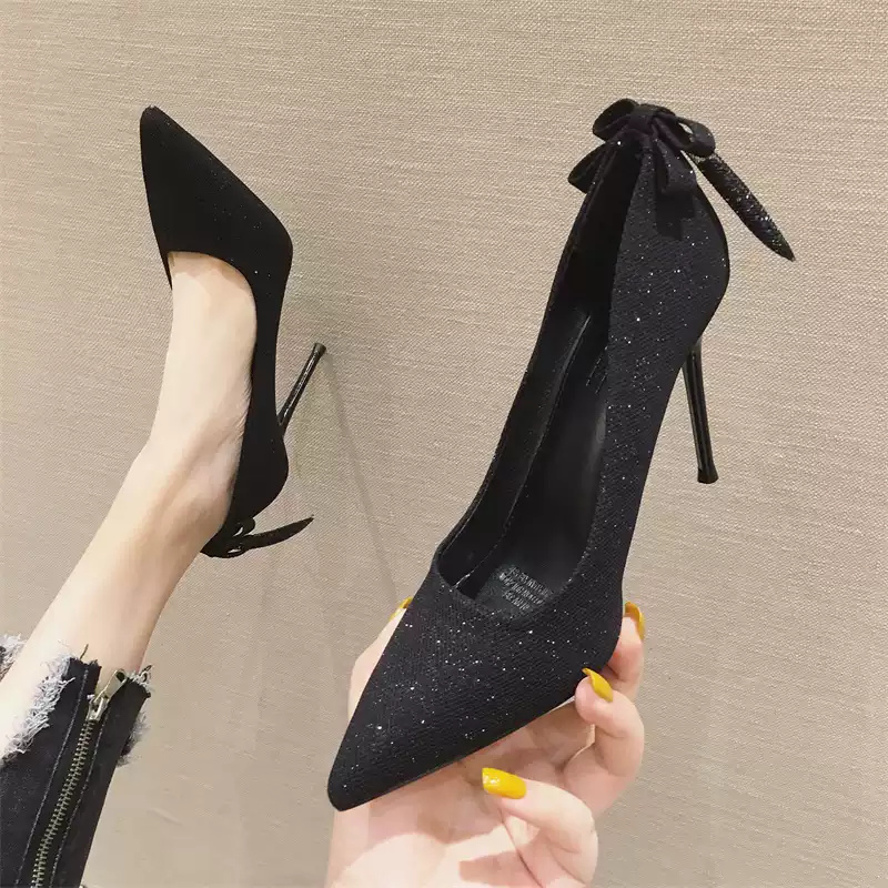 heels Brand Designer Women's High Heels Red Shiny BottomShoes 8cm 10cm 12cm Stiletto Leather Woman Pumps with Dust Bag us4-13