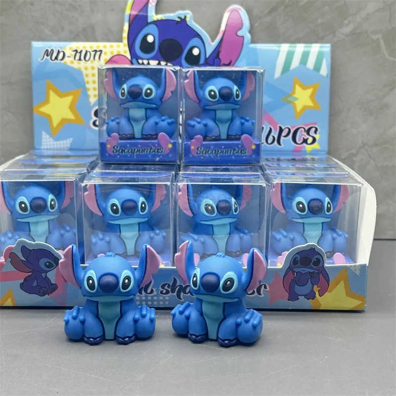 Disney Stitch Pencil Sharpener Cute Anime Cartoon School Supplies Kawaii Pencil Sharpener Student Learning Supplies Holiday Gift H251127
