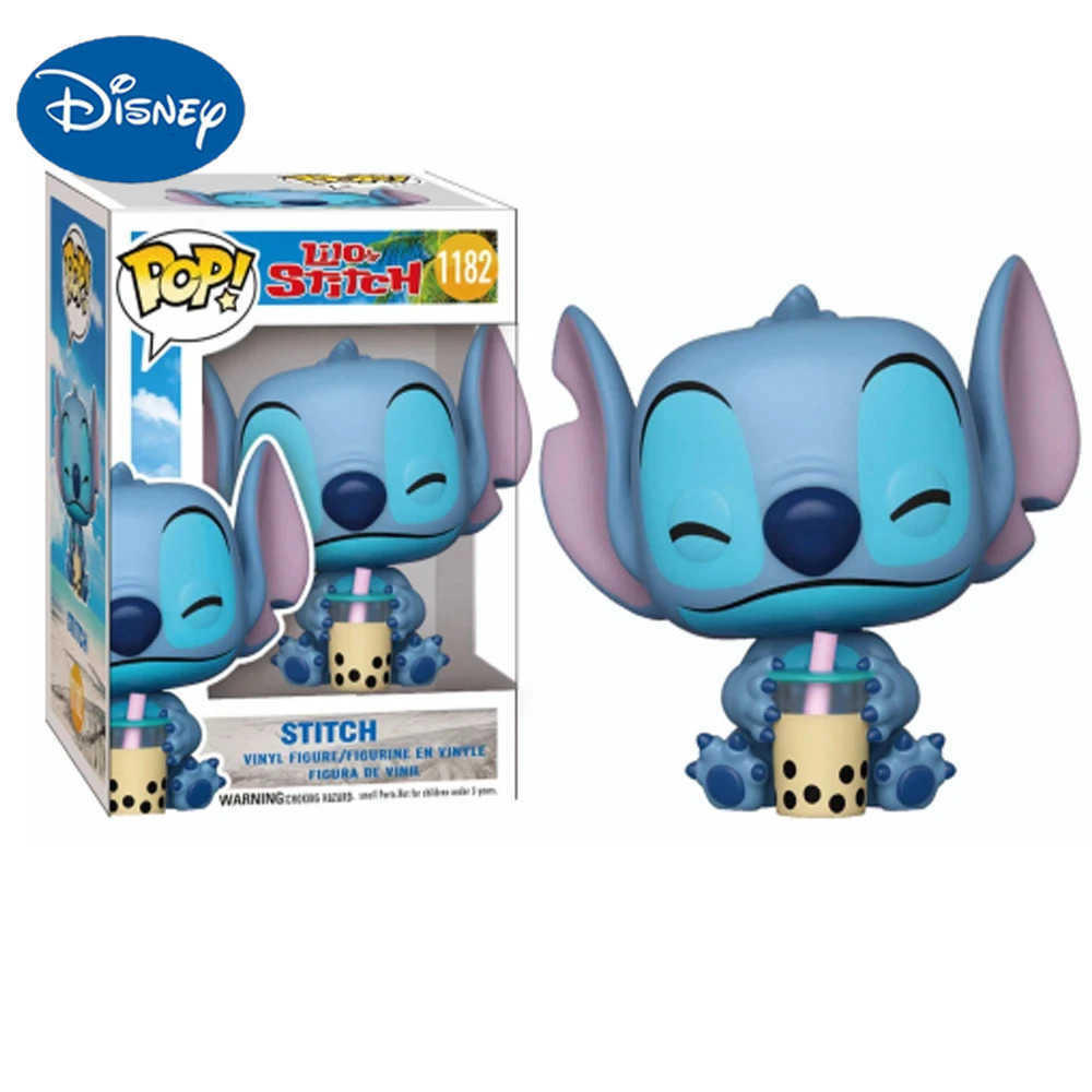 Disney Bandai Elf Hot Sale Star Baby Stitch Little Gold Handmade Vinyl PVC Doll Toy Childrens Gift H2511271