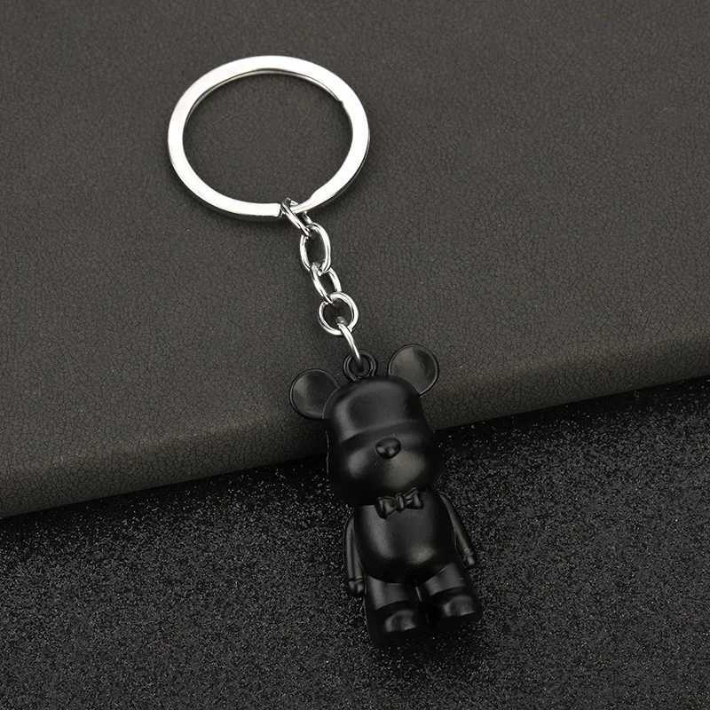 Bear metal car key jewelry violent bear key chain backpack mobile phone pendantT251127