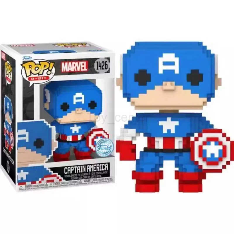 Disney Funko POP Marvel Spider-Man Loki Iron Man Miles Batman Captain America Thor Action Figure Toys for Boys Girls Gift Collectible H251127