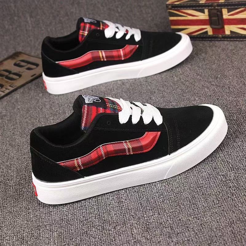 Free Shipping Skateboarding Shoes, Women'S Instagram Trend 2025 Spring And Autumn New Items Versatile Sports And Leisure Shoes For Couples Canvas