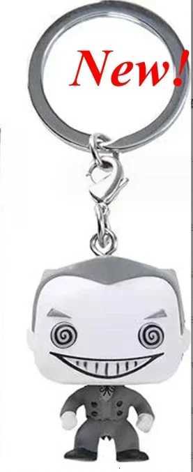 Disney New FUNKO Keychains Demona Princess Bella Ariel Alice Anna Elsa Bell Jack Sally stitch Action Figure Toys Ornaments H251127