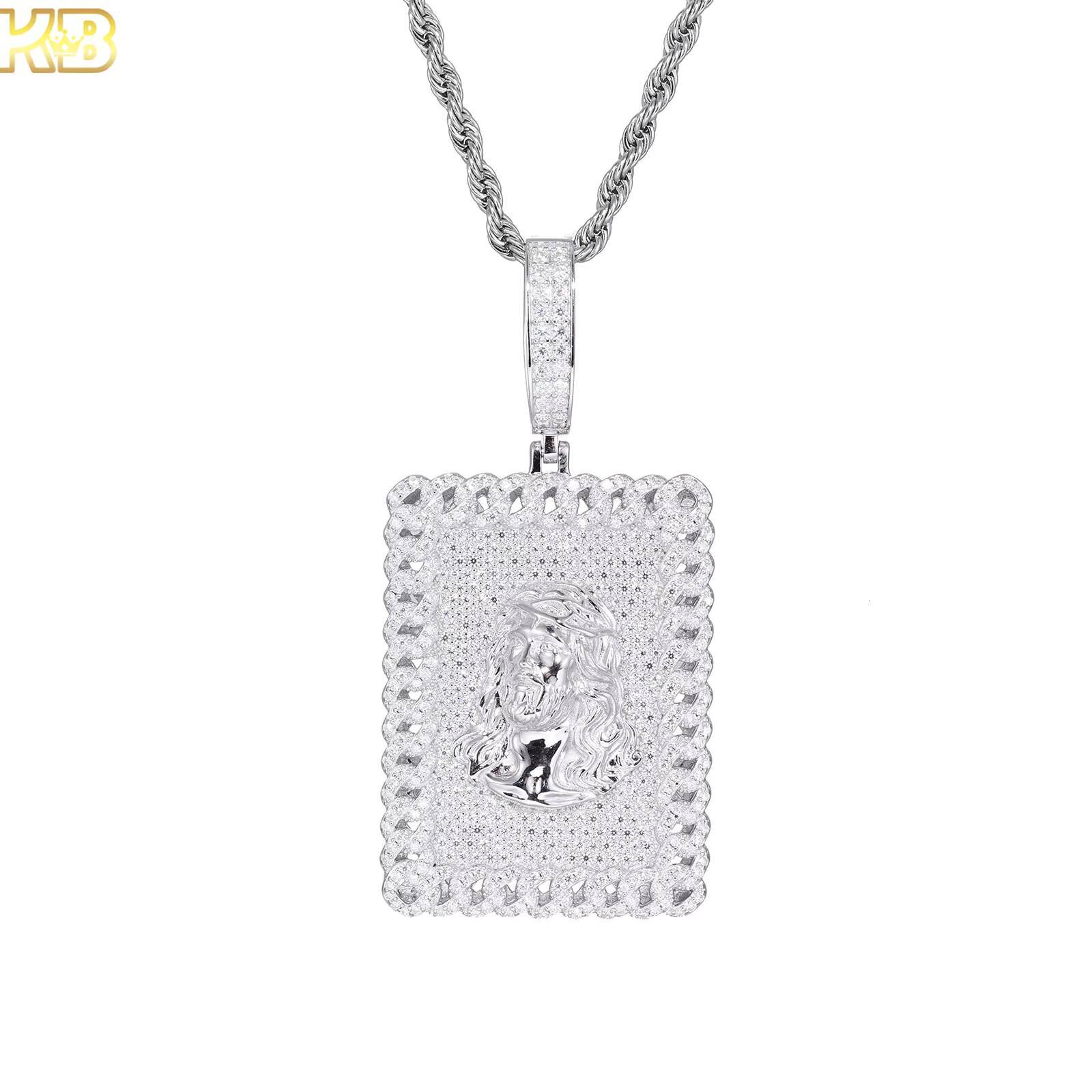Fashion Pendant with Moissanite Stones Inspired by Hip-Hop Aesthetics Perfect for a Unique and Edgy Jewelry Statement