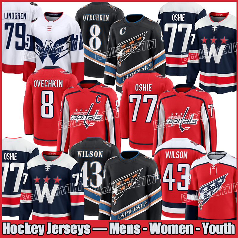 8 Alex Ovechkin washingtons hockey jersey capital jersey DylanS Strome TJ Oshie Tom WilsonS Aliaksei Protas McMichael Charlie Lindgren Nicklas Backstrom jerseys