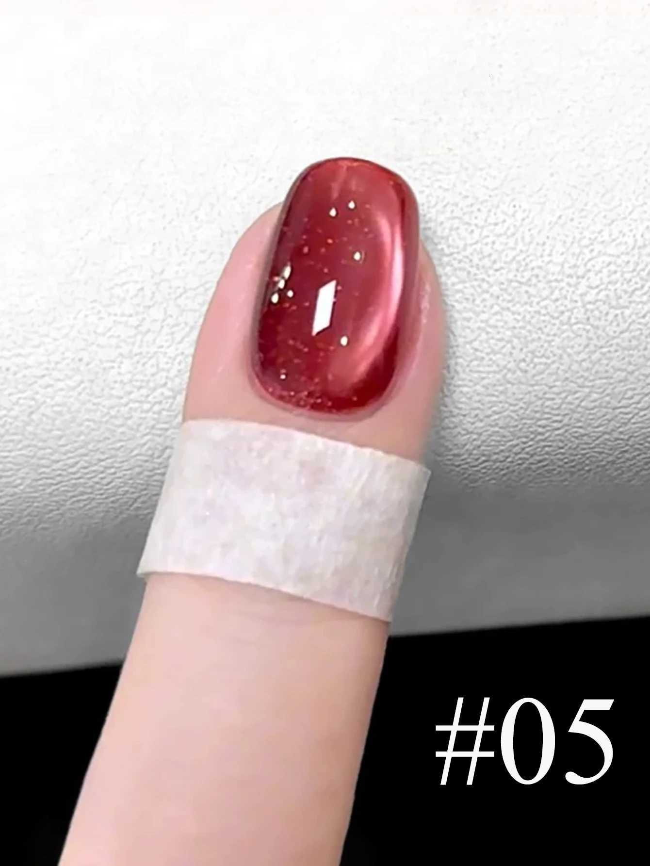 1-24pcs WS Summer Ice Transparents Pink Blue Glass Bead Cat Eye Gel Nail Polish 2025 New Style Nail Salon Nail Art Nail SuppliesT251127