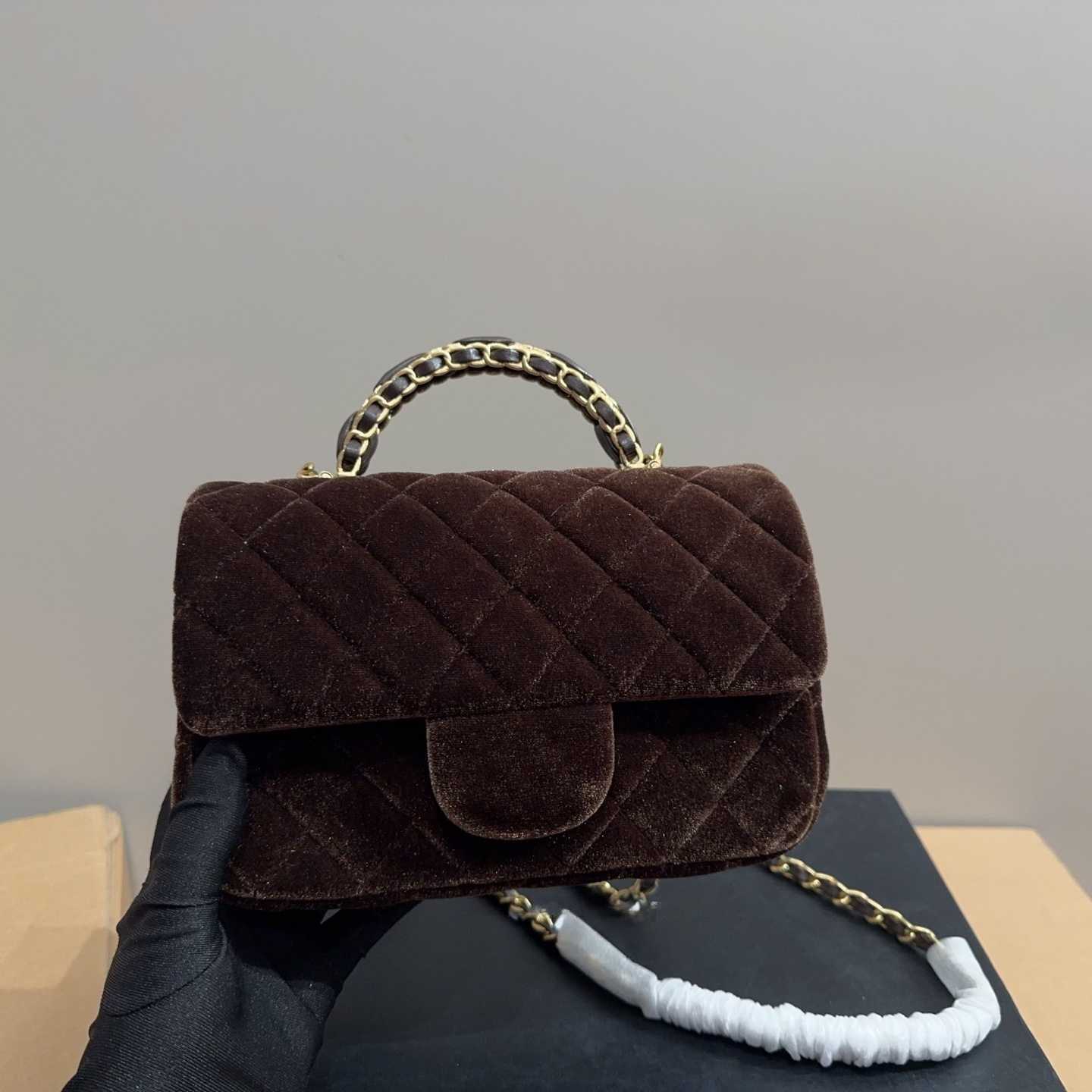 velvet bag designer shoulder bag women cc bag mini wool cf classic flap bag quilted bag suede chain bag 25k bow fur bag autumn winter work crossbody bag weekend bag