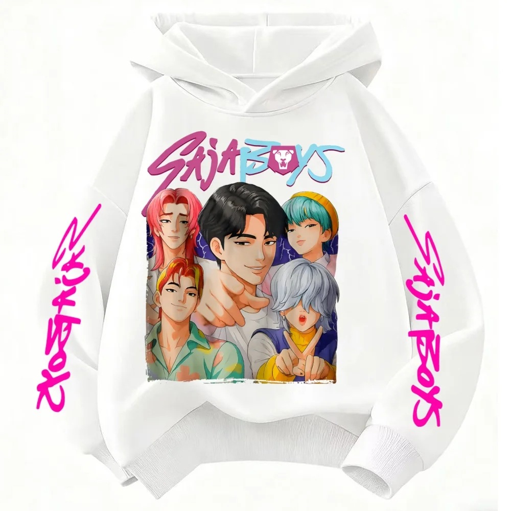 Custom Kpop Demon Hunters Huntrix Hoodie Kids Clothes Princess Girls Clothing Fashion Boys Clothes Spring Autumn Sweatshirt Child Tops