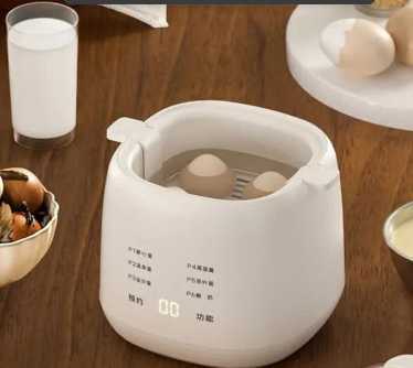 Smart Egg Cooker 300W Electric Egg Boiler Breakfast Machine Egg Custard Steaming Cooker Auto-Off Generic Omelette Cooking Tools J251114