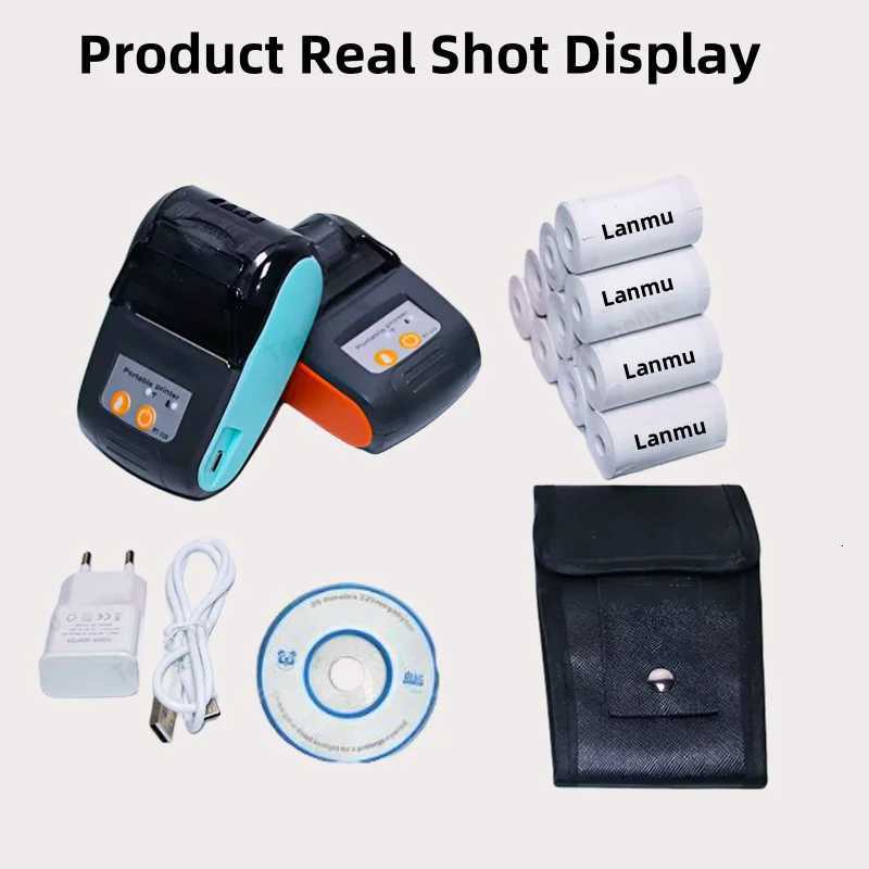 58mm printer Portable wireless thermal printer PT-210 Portable receipt printer sed for H251127
