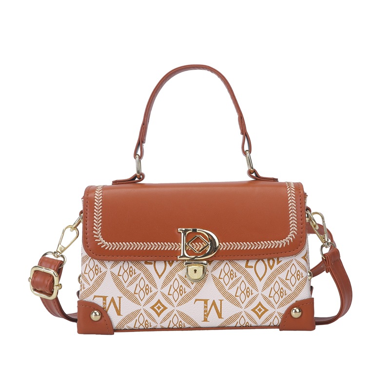 hot free shipping designer shoulder bags Fashionable Versatile Bag for woman brown vintage Thread Sequined packet