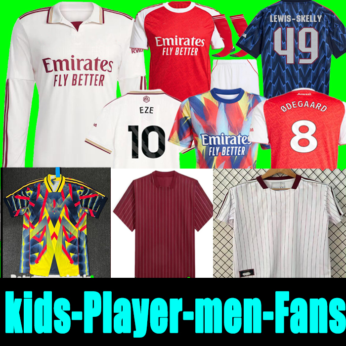 25 26 SAKA soccer jerseys Fans Player MARTINELLI 2025 football shirt Men Kids kit ODEGAARD Nwaneri SALIBA RICE HAVERTZ WOMAN CALAFIORI Lewis Skelly RAYA S-4XL