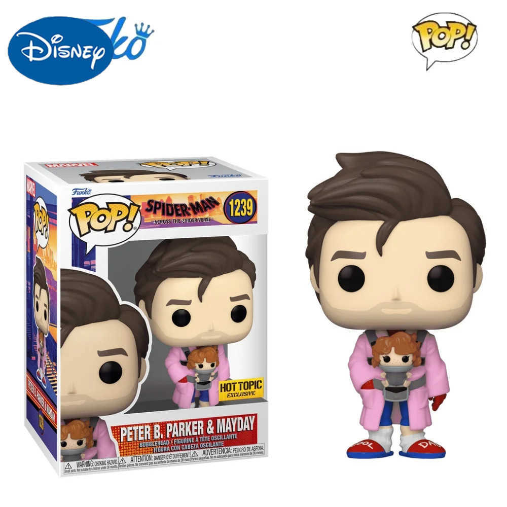 Disney Funko Pop Spider-Man Peter Parker Action Figure Spider-Man No Way Home Series Anime Model Limited Edition Original Collect Gifts H251127