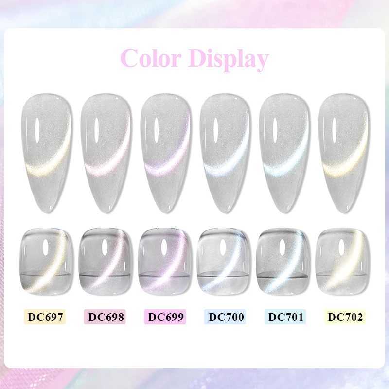 MTSSII 7ml Water Light Cat Magnetic Gel Nail Polish Colored Glass Bead Effect Transparent Soak Off UV Gel LED Nail Art VarnishT251127
