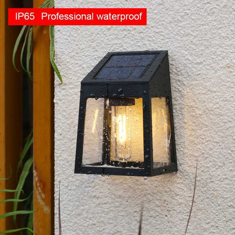 Solar Outdoor Light Garden Sunlight Wall Lamp Home Villa Balcony Wall Light Terrace Decorative Lighting IP65 Waterproof LampsM251127