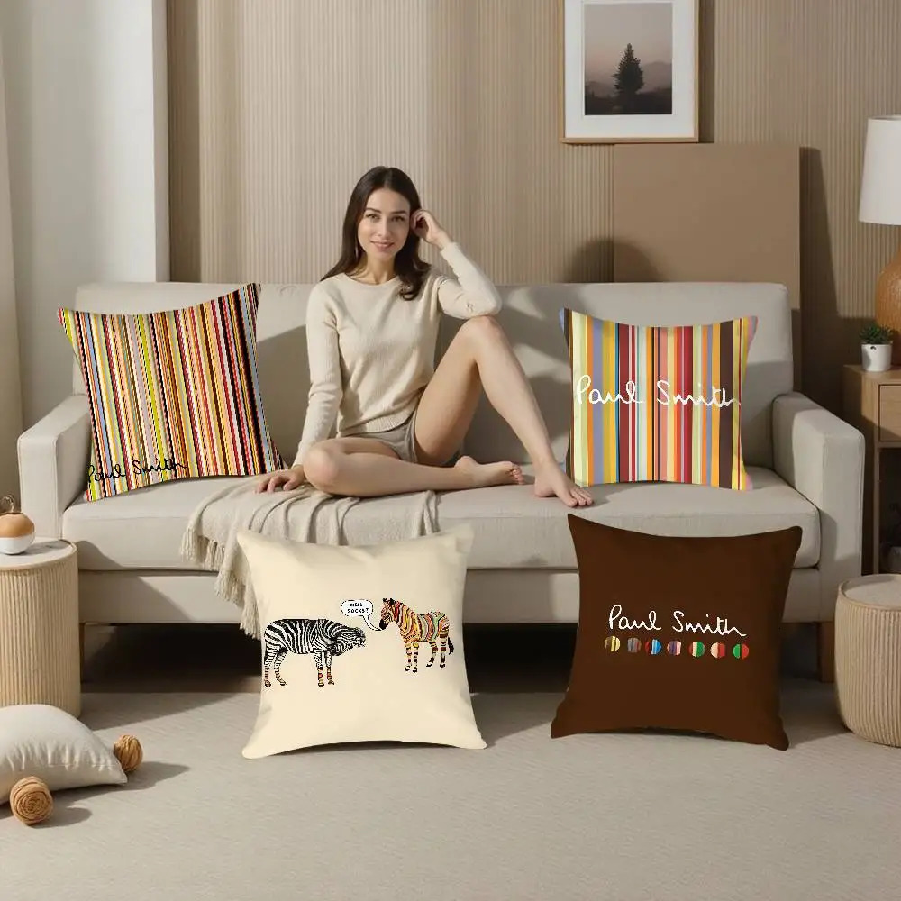 Funny S-Smith Fashion P-Paul Pillow Case Plush Fabric Soft Double Sided Print Sofa Cushion Cover Throw Pillow Covers 251126