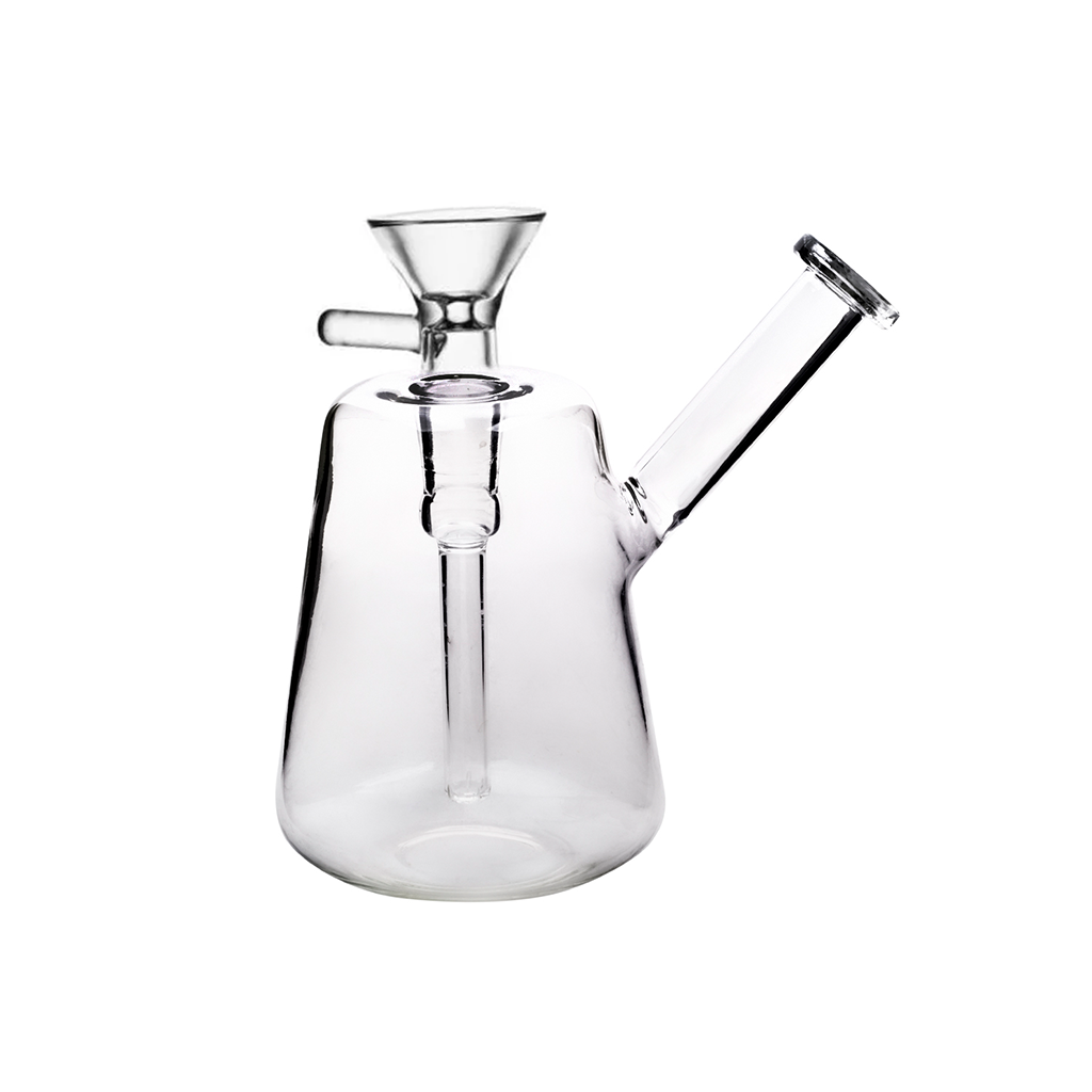 14mm 5.5" Hammer Glass Water Pipe Bubbler Built in Downstem
