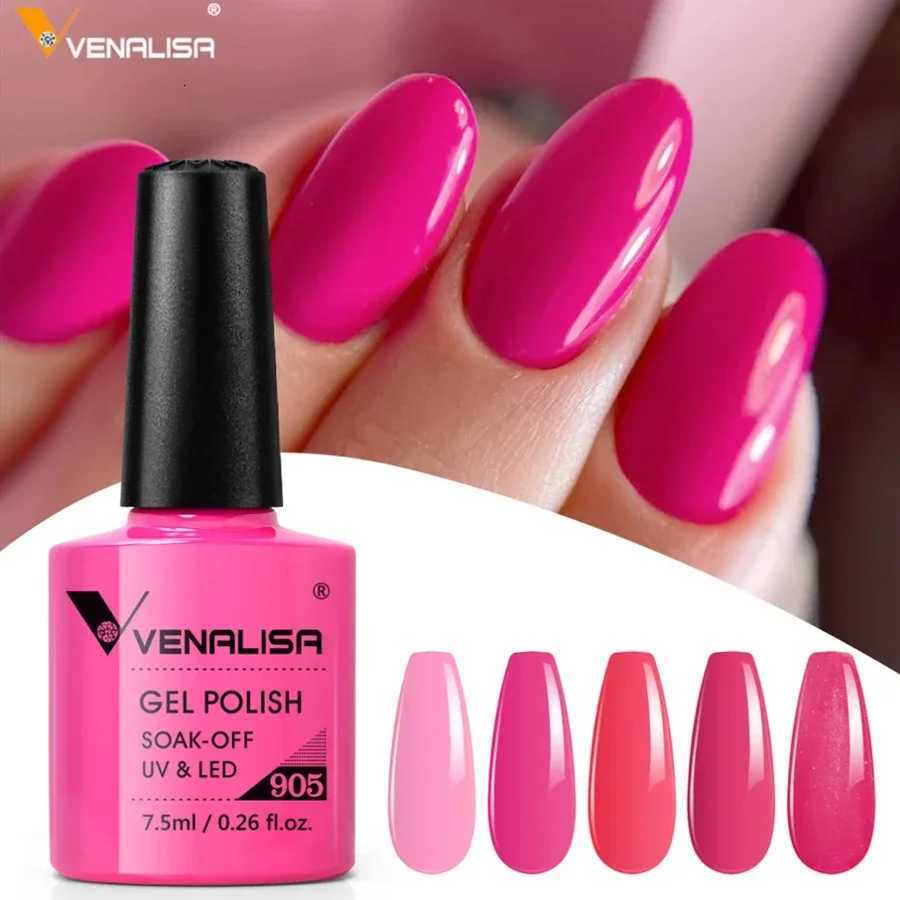 Venalisa 75ml Fashion Shiny Soak Off UV Gel Nail Gel Polish Cosmetics Nail Art Manicure Nails Gel Polish Tips Nail VarnishT251127