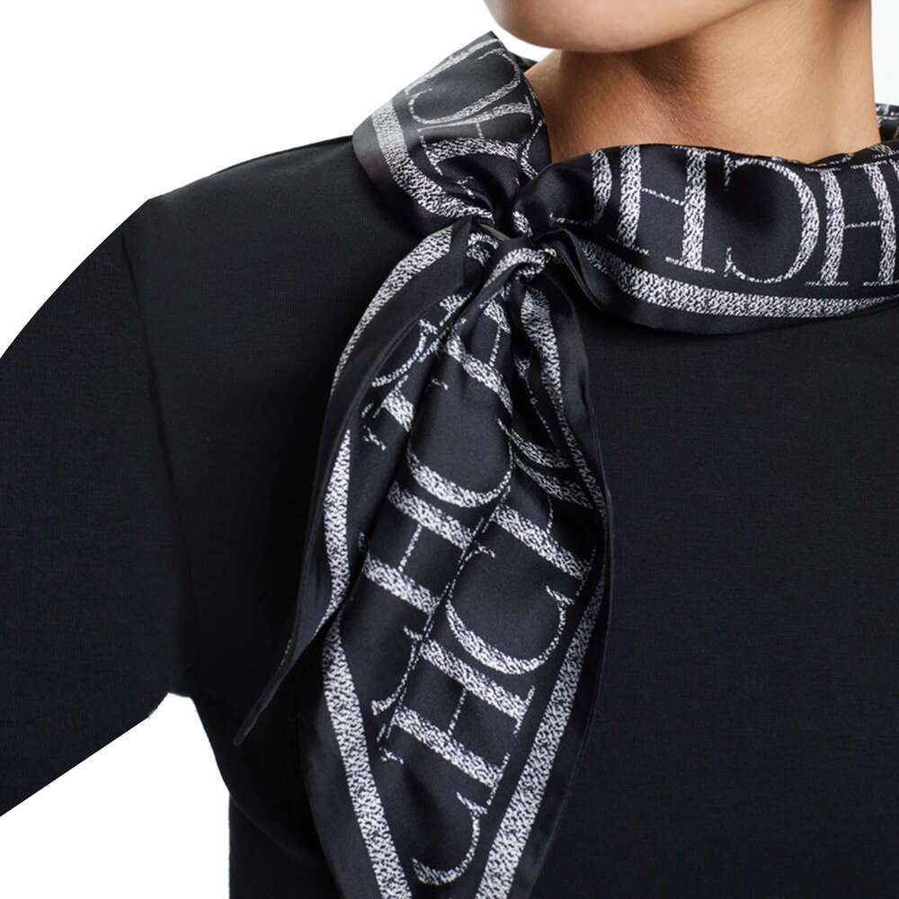 CHCH 2024 Women's Long Sleeved Topsvintage Fashion Female Bow Design Casual New Top Retro Ladies T-Shirt