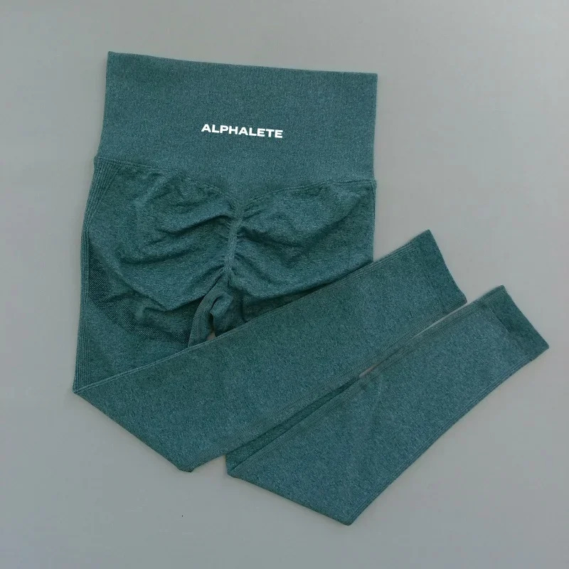 ALPHALETE Women Yoga Pants Leggings Hips Lifting Gym Leggings Seamless Sport Pants High Waist Fitness Leggings Workout Running 251114