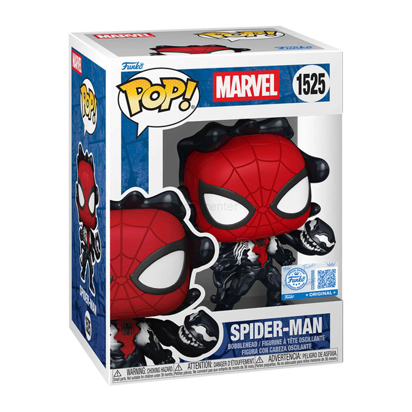 Disney Marvel Anime Figure Spider-Man And Symbiote Venom 1525 Funko Pop Collectible Limited Edition Vinyl Figure Decoration Toy Gift H251127