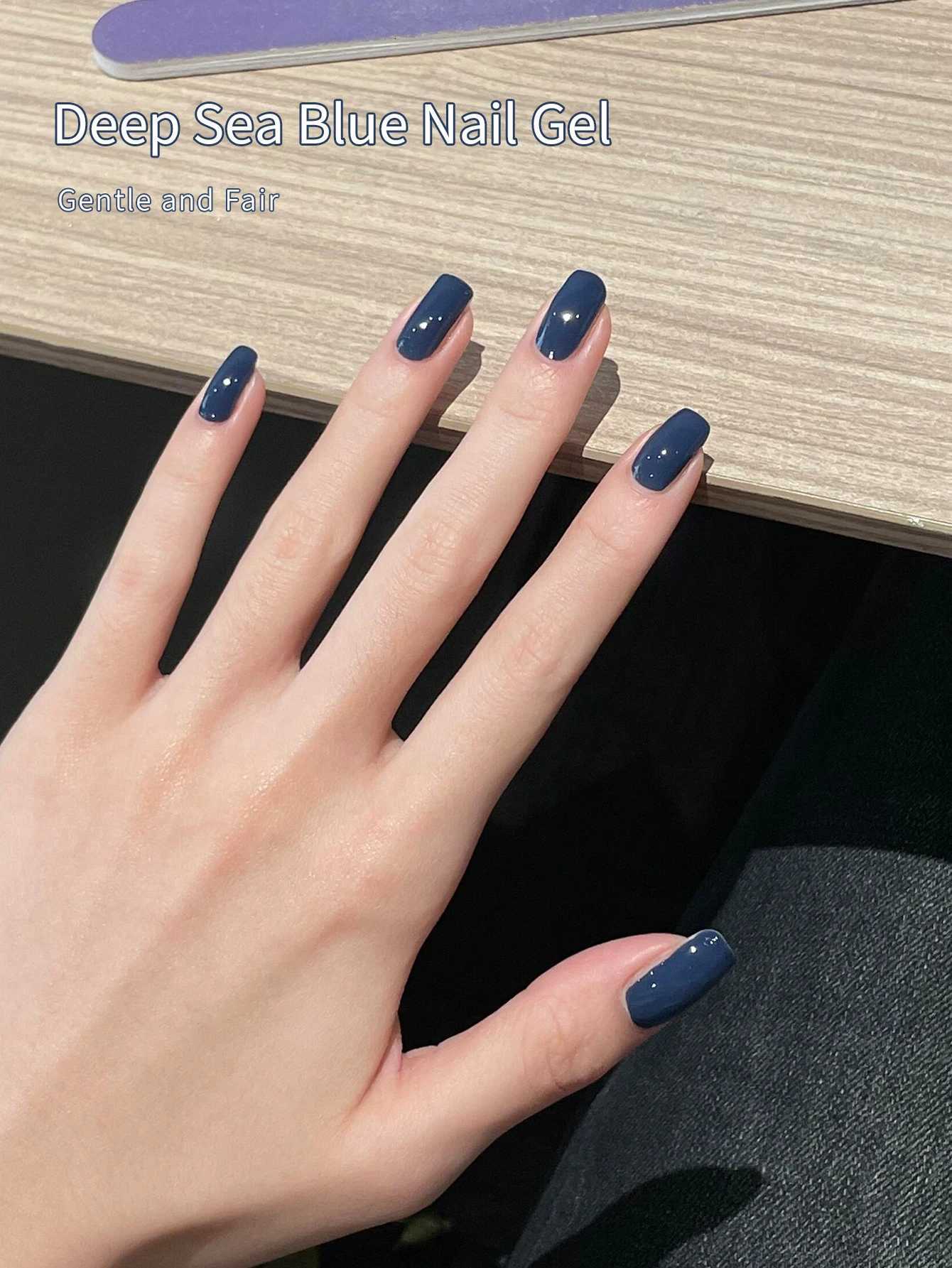 16ml Sea Blue Color Gel Nail Polish Brown Gel Semi Permanent UV Gel Summer Soak Off Nail Art Gel VarnishesT251127
