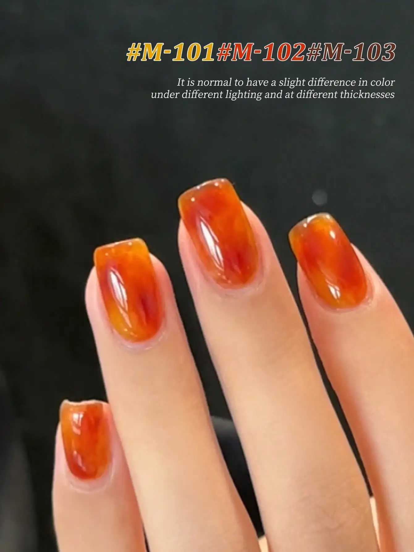3Pcs 15ML Amber orange Nail Gel Set Semi Permanent Nail Art Soaking UV LED Nail Salon DIY Nail Salon Gel For Spring And SummerT251127