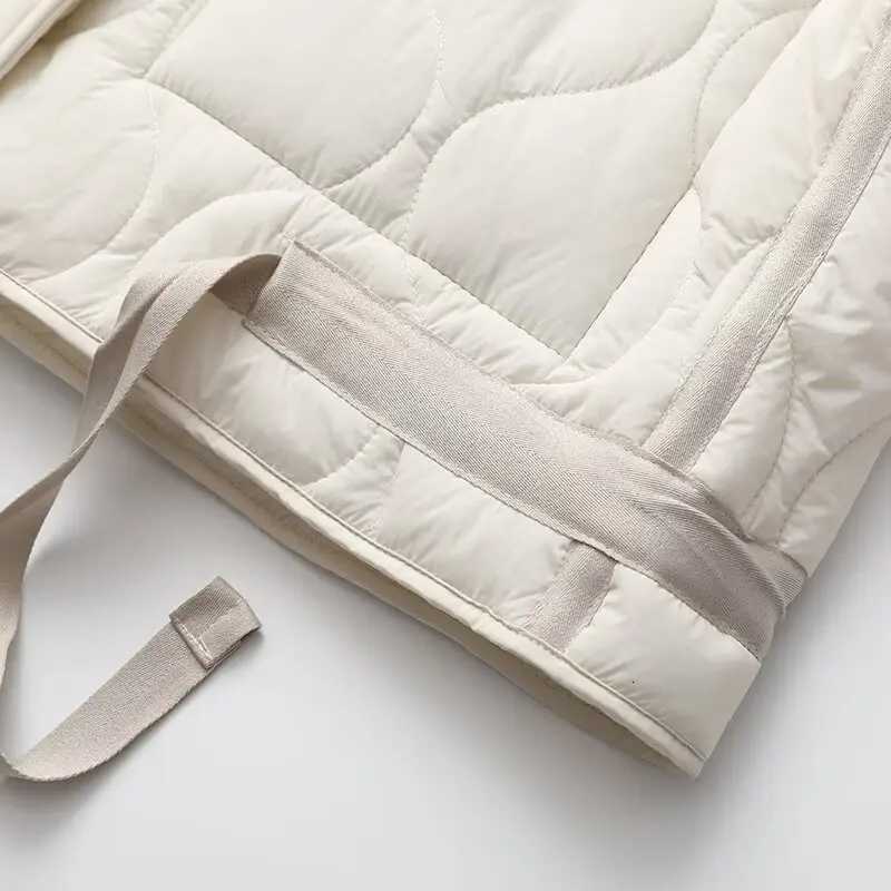 autumn and winter new womens clothing womens stand-up collar quilted casual cotton coat loose large pocket jacketXJ251127