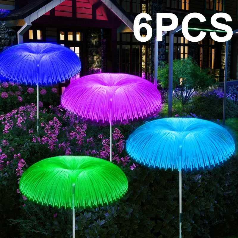 Solar LED Garden Lights Jellyfish Decoration Solar Power Waterproof Outdoor Pathway Solar LampM251127