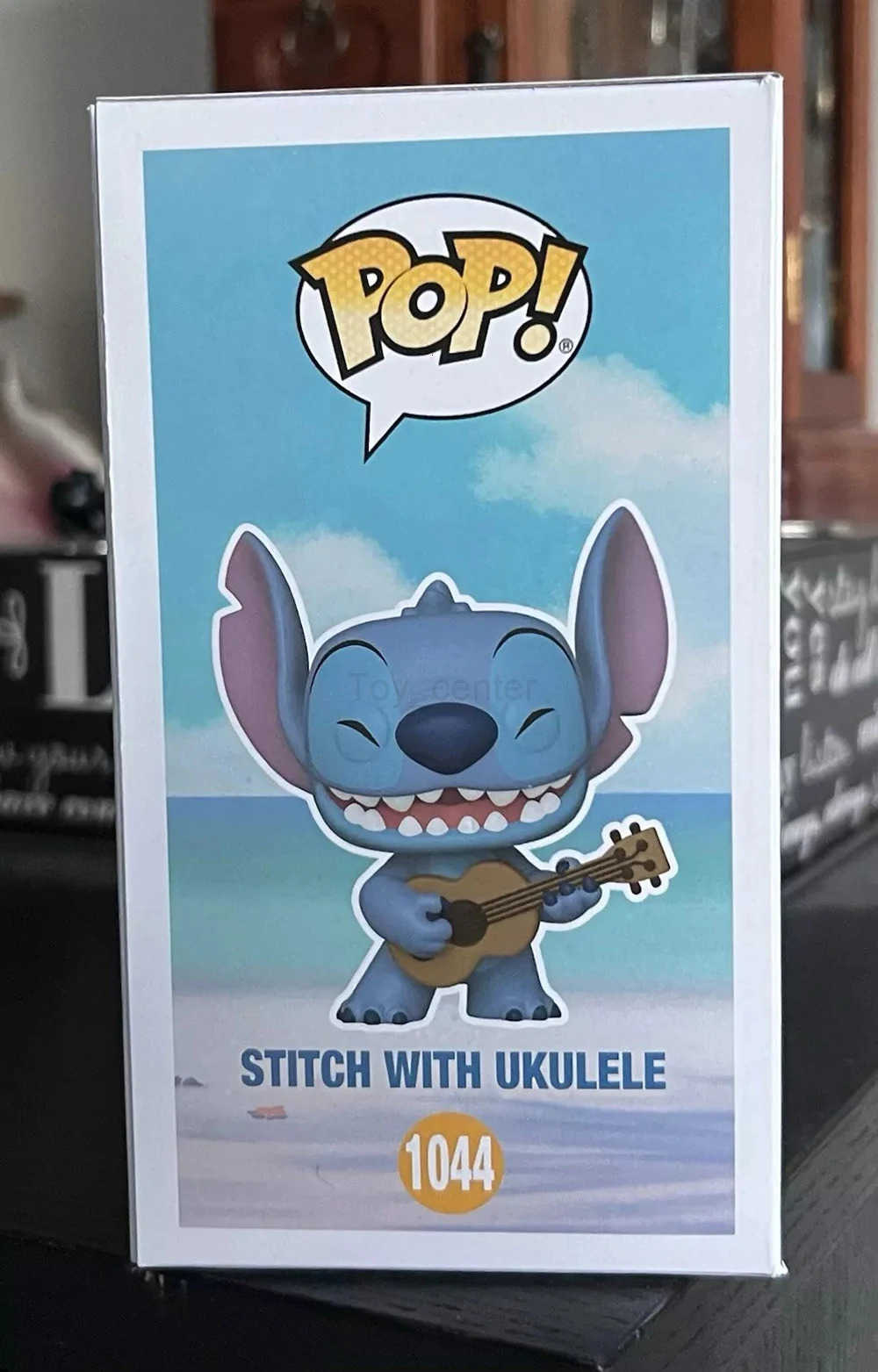 Disney Anime Stitch with Ukulele Model Toys FUNKO POP 1044 Action Figures Collectible Limited Edition Figureine Toys Souvenir Gifts H251127