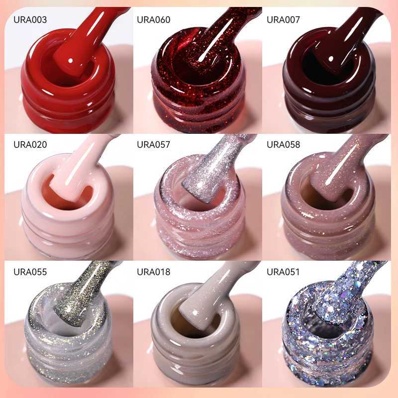 UR SUGAR 80 Colors 15ml Red Colors Series Gel Nail Polish Semi Permanent UV Gel Design Nail Art Manicure Varnish SuppliesT251127