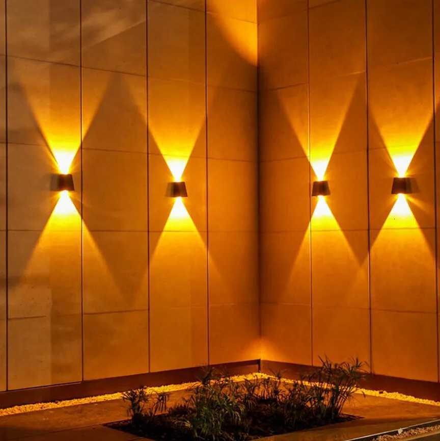 LED Solar Lights Outdoor Solar Powered Wall Lamp Waterproof Outdoor Garden Decorations Sunlight for Street Balcony Villa LampM251127