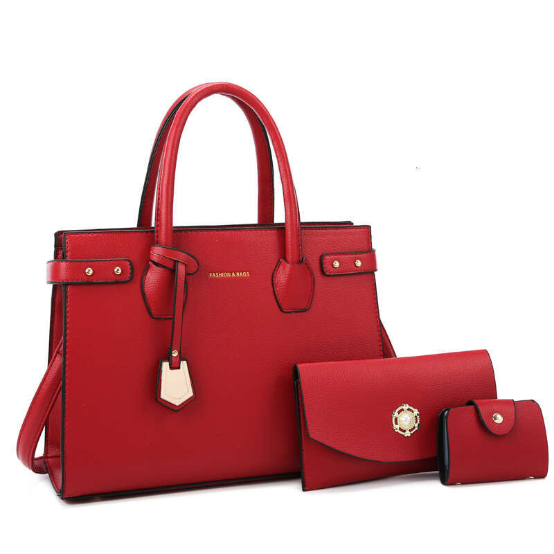 Trendy Women 2025 New Handheld Diagonal Straddle Fashionable Large Capacity Bride Multi Piece Set Wedding Bag New Free Delivery Designer Bag