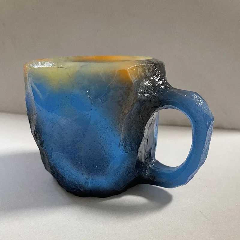 Imitation Mineral Crystal Coffee Mug Simulation Mineral Crystal Resin Coffee Cups Elegant Coffee Mug Novelty Cute Water Cup Gift C251127