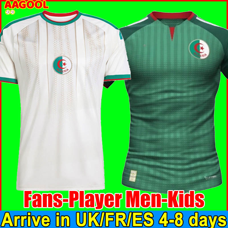 Algeria Soccer Jersey 2026 World Cup football Shirt kit 25 26 Home away Mahrez Feghouli Brahimi men kids sets kit uniform fans player version top