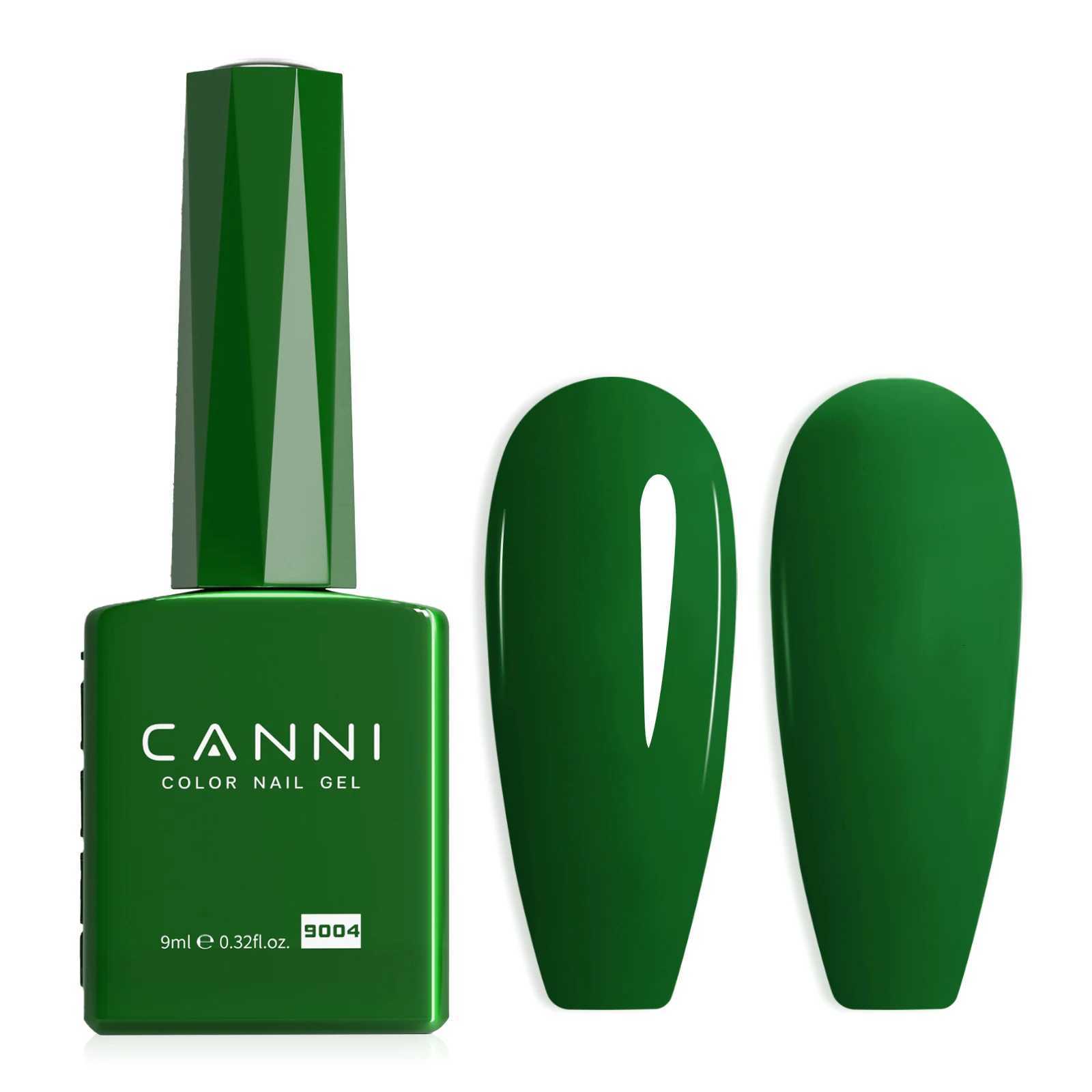CANNI 9ml Nail Gel Polish Green Color Cat Eye Magnetic Nails Soak Off UV LED Semi Permanent HEMA/TPO FREE Vegan Halal Gel NailsT251127