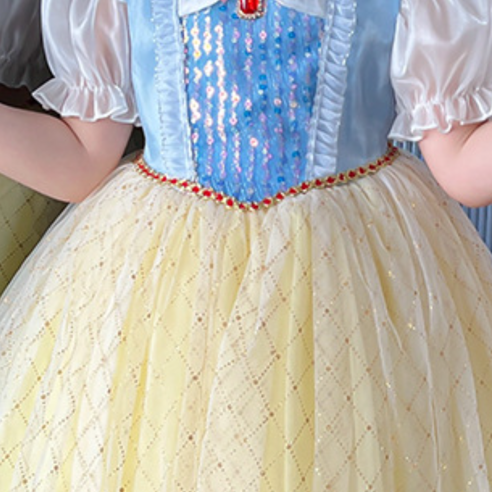 Disney children's designer clothing girls A-line skirt birthday dress beach dress Snow White children's clothes girls Elsa dress children�