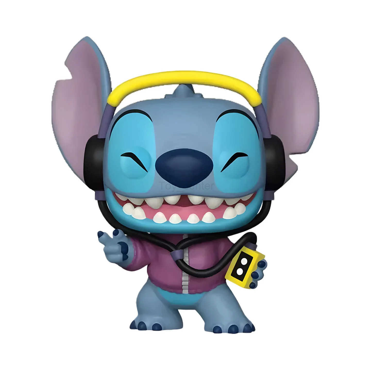 Disney Original Stitch With Headphones 1590 Funko Pop Vinyl Figure Special Edition Collectible Action Doll Toys Sculpture Gifts H251127