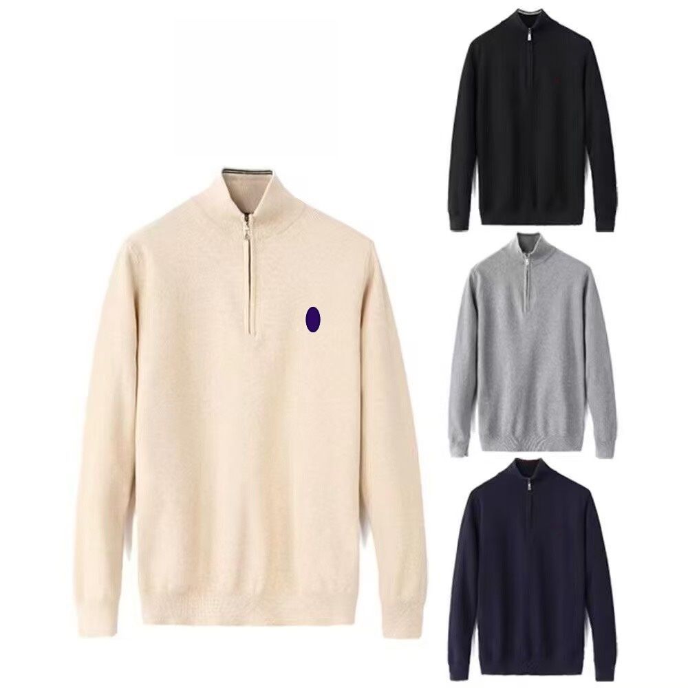 Polo Sweater Men Qu… - image
