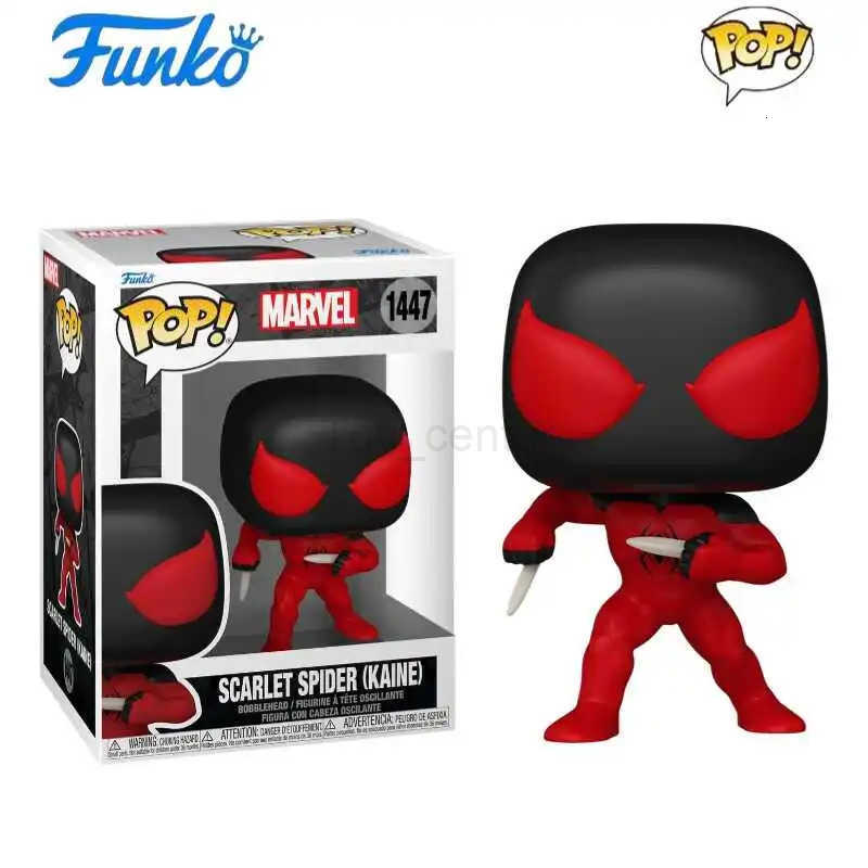 Disney Funko POP Original Spider-Man Marvel Fear Itself Suit Iron Spider Chasm Kaine Action Figure Toys for Boys Girls Gift Collectible H251127