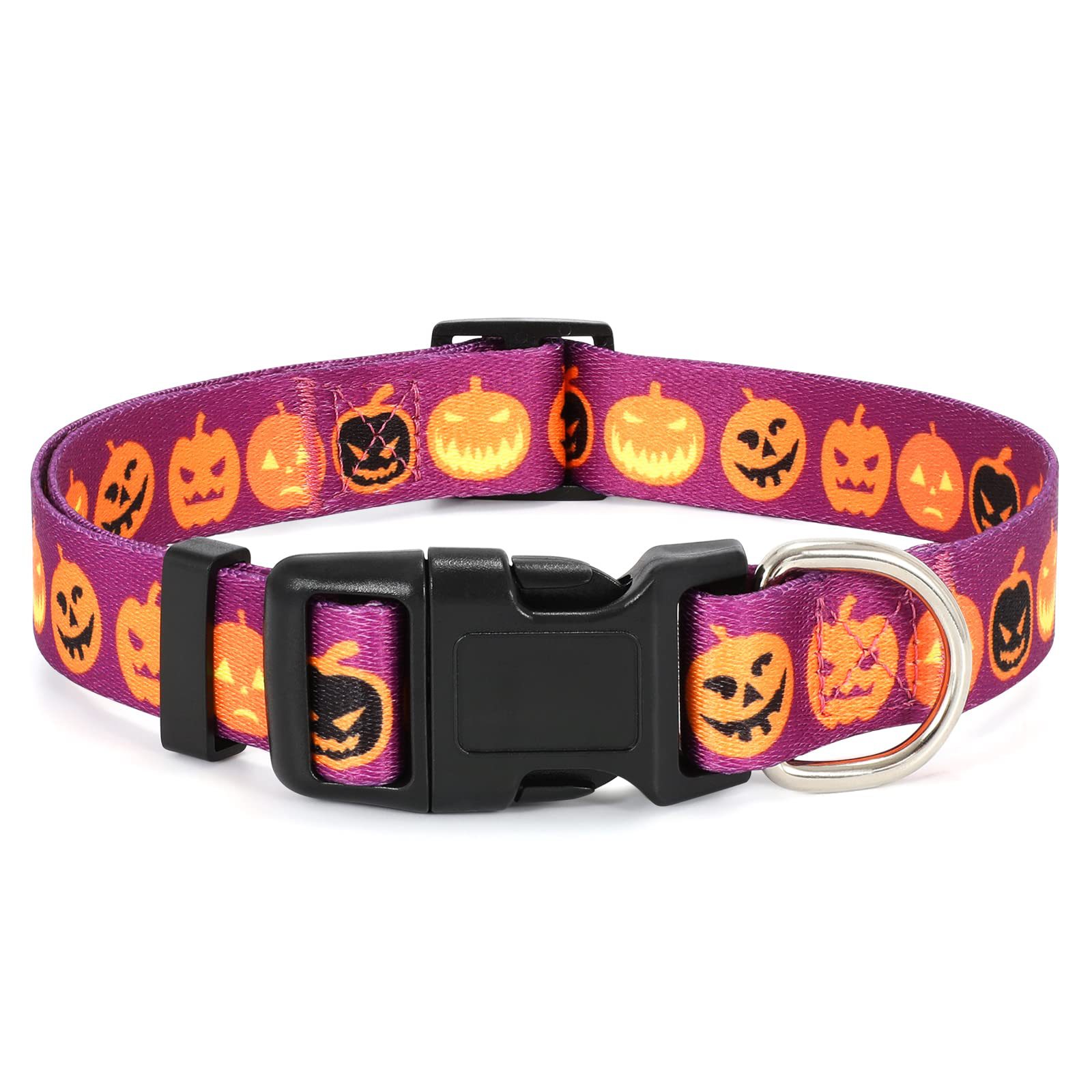 Custom Nylon/polyester Pet Collars | Durable Polyester Dog Collar with Adjustable Feature Wholesale Floral Print Pet Accessories Sustainable and Ribbo