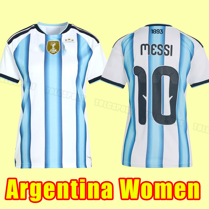 Women 2026 2027 Argentina Soccer Jerseys MESSIS Otamendi DE PAUL aRgENTIna DYBALA MARTINEZ KUN AGUERO Maradona Football Shirts 26 27 DI Maria Girl S-2XL world cup