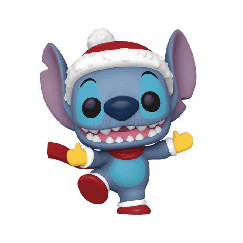 Disney Genuine Edition FUNKO POP Lilo StitchStitch Christmas Version Anime Decoration Ornament Model Toys Collectible Model H251127