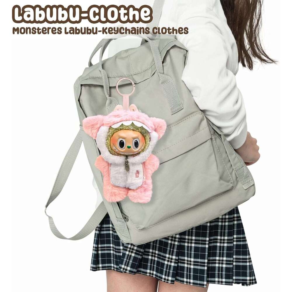 Clothing for 17cm Labubu Doll, Labubu Doll Accessories, Without Doll, Cute Doll Clothes, DIY Gift blind boxes